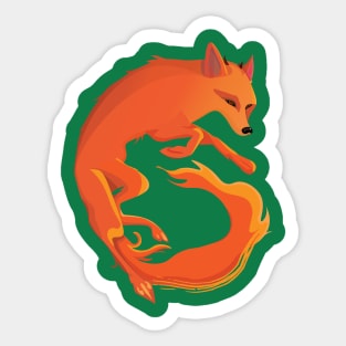 Firefox Sticker